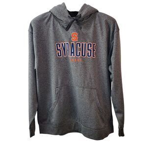 Syracuse Orange Champion Hoodie Men's XL Gray Heathered Kangaroo Pocket Logo